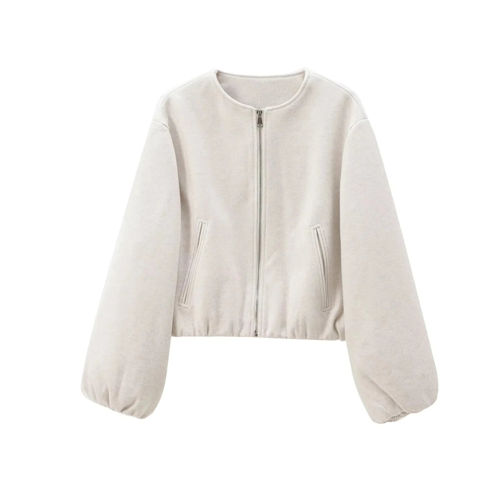 Veste Bombers Courte zippée pour Femme
