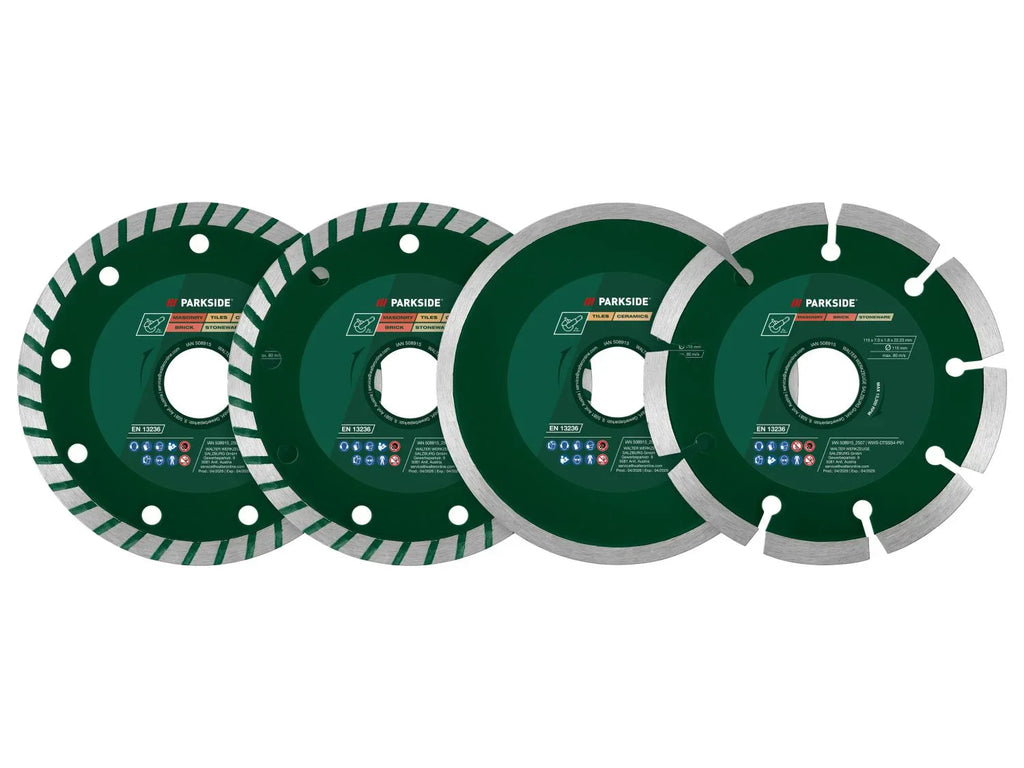 PARKSIDE Set de disques,  115 mm