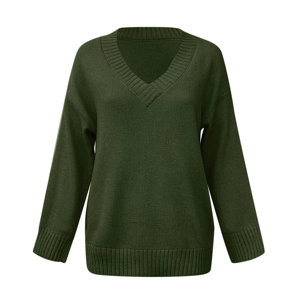 Sophie Paris | Pull surdimensionné douillet à col en V