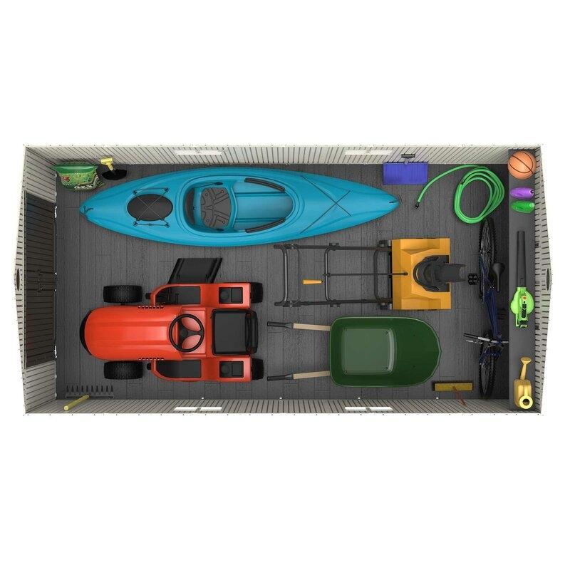 2025 Side Entry 15 ft. W x 8 ft. D Plastic Storage Shed
