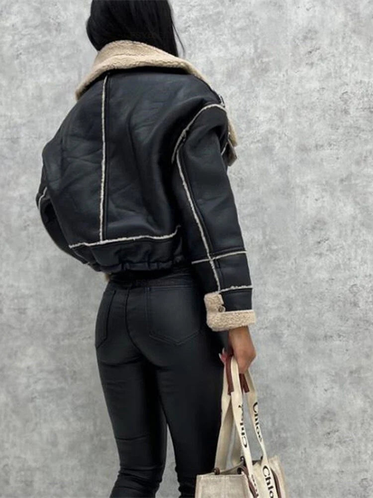 Anya - Blouson motard végétalien