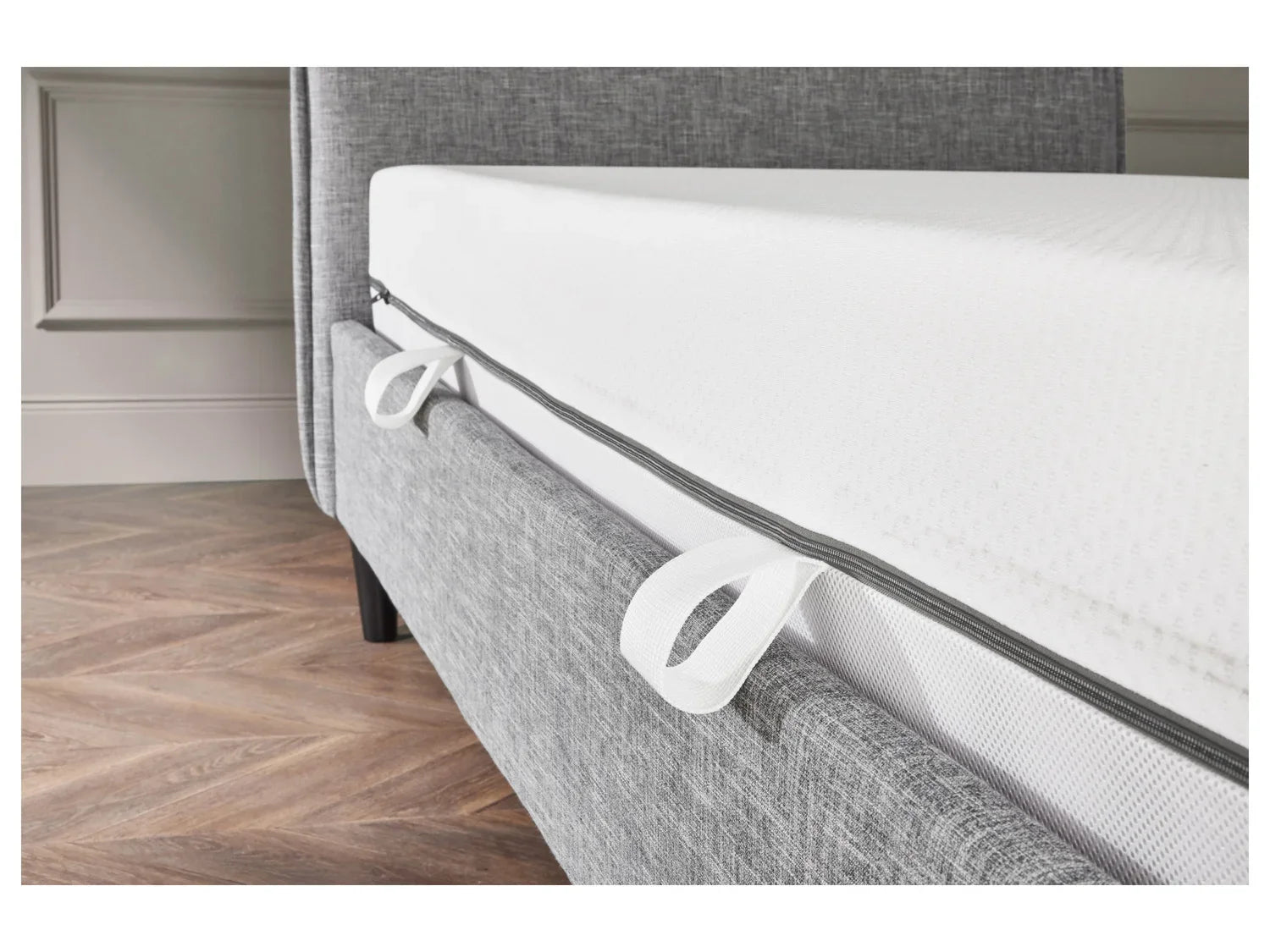 LIVARNO home Matelas en mousse hybride, 7 zones, H3, 90 x 190 cm