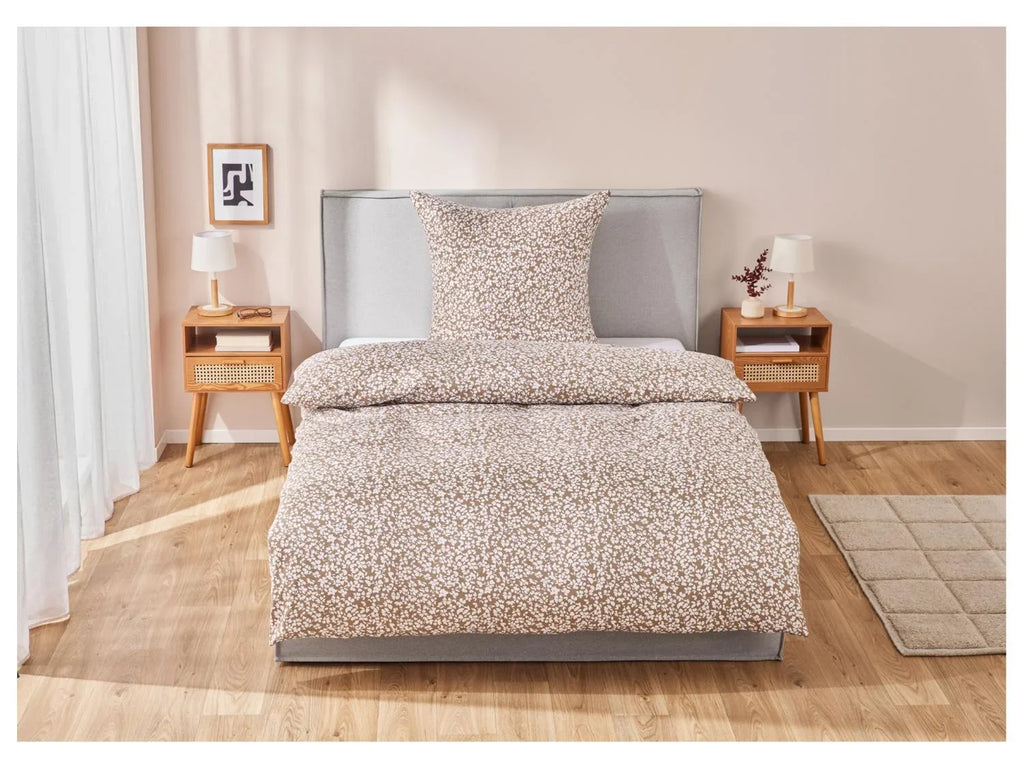 LIVARNO home Parure de lit en satin microfibre, 140 x 200 cm