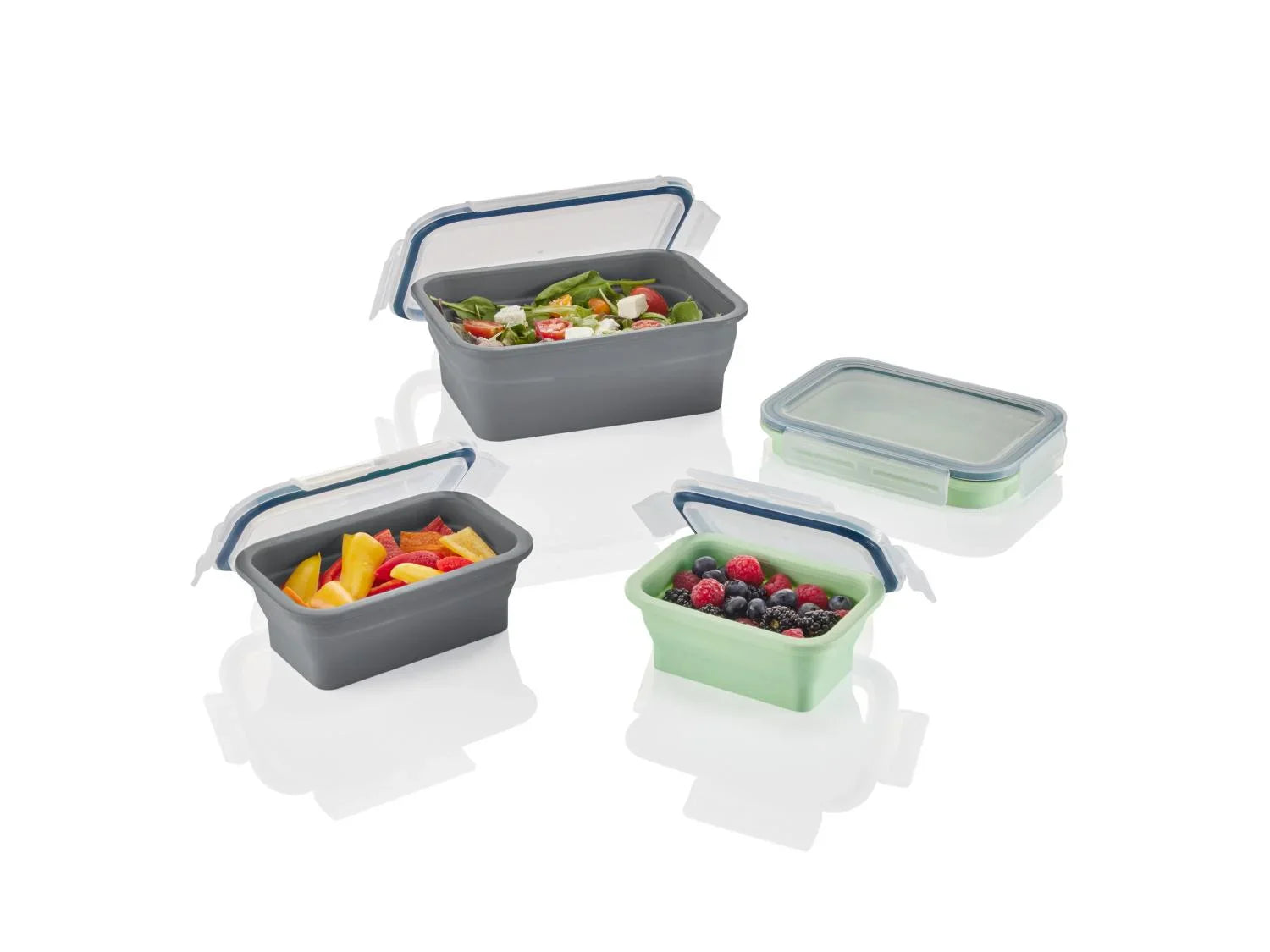 SILVERCREST Botes de conservation pliables ou Bote repas pliable
