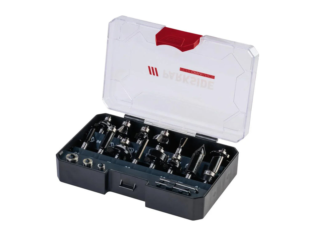 PARKSIDE PERFORMANCE Set d'embouts de fraisage PPFB 15 A1, 15 pices
