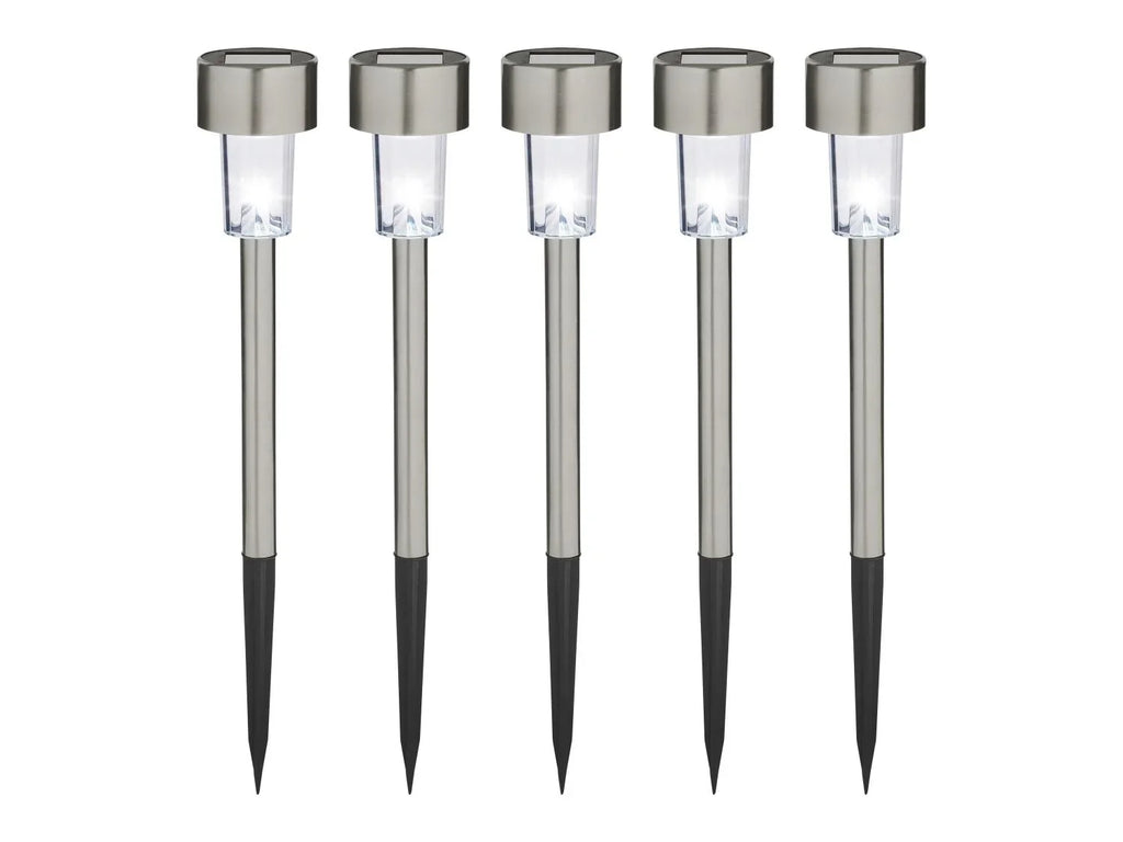 LIVARNO home Lot de 5 mini lampes solaires  LED
