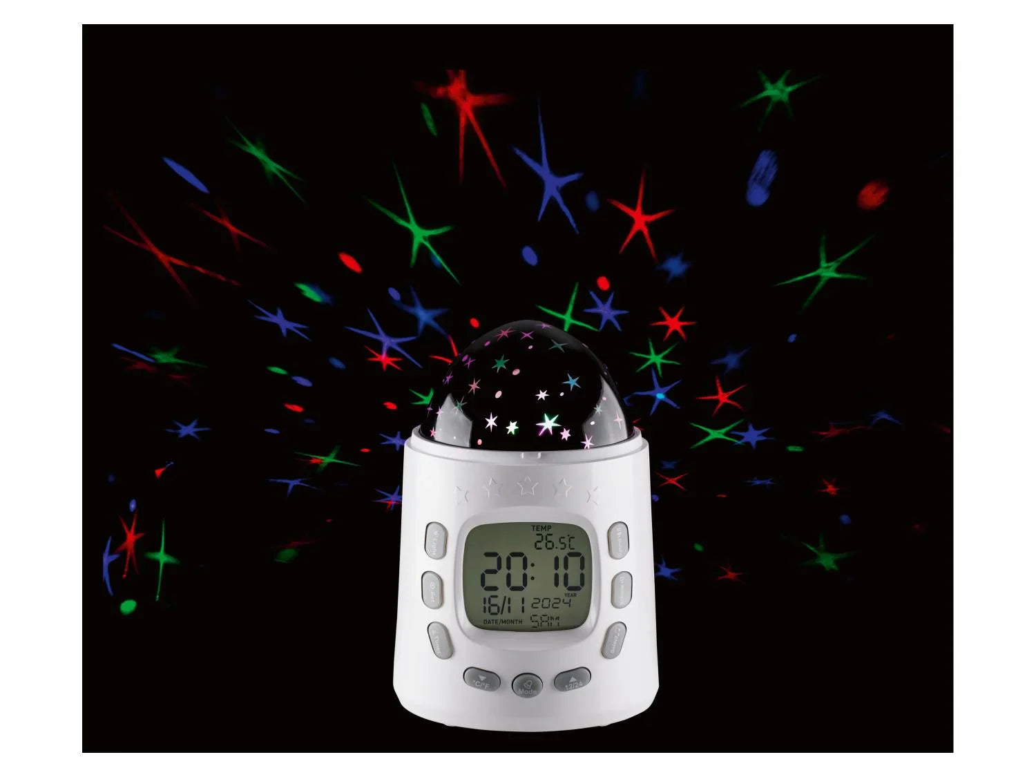 TRONIC Rveil avec projecteur ciel toil