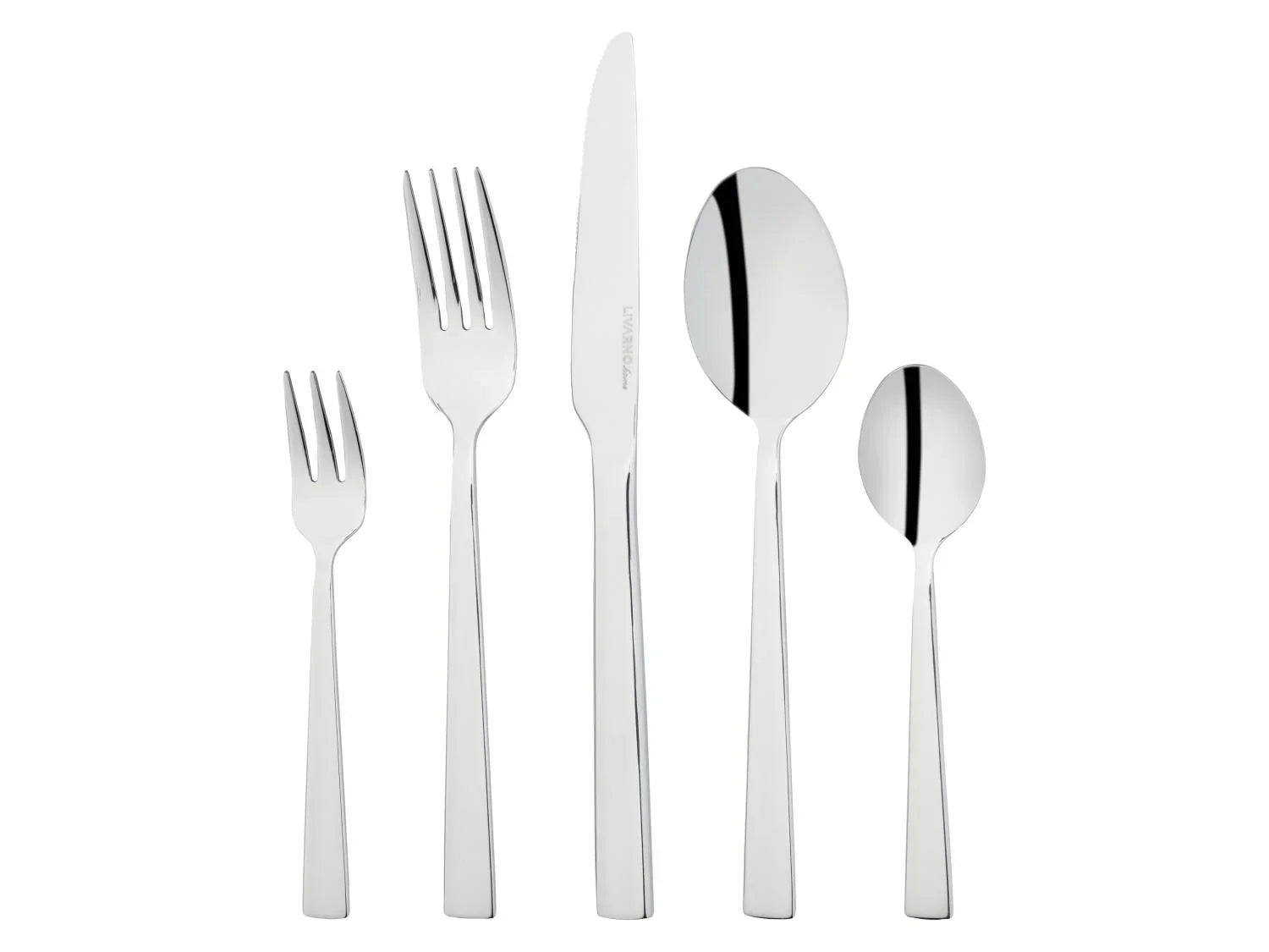 LIVARNO home Set de couverts en acier inoxydable, 60 pices