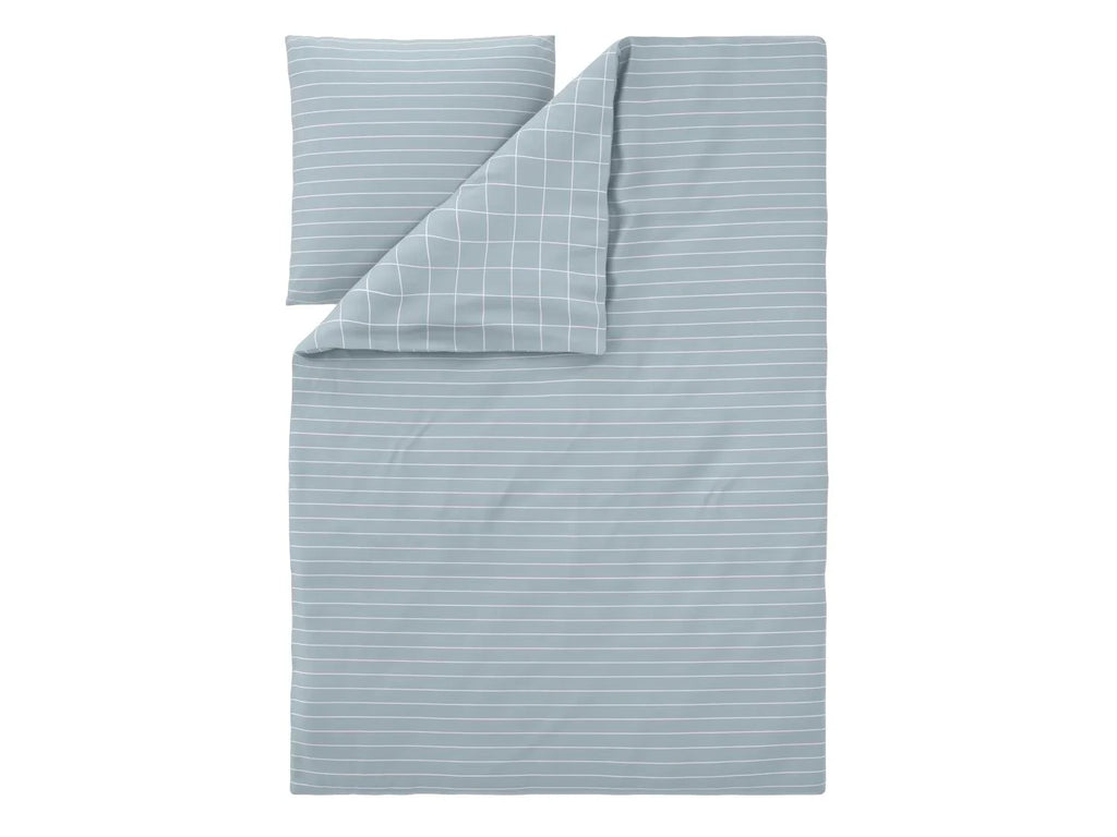 LIVARNO Parure de lit double face en satin microfibre, 140 x 200 cm
