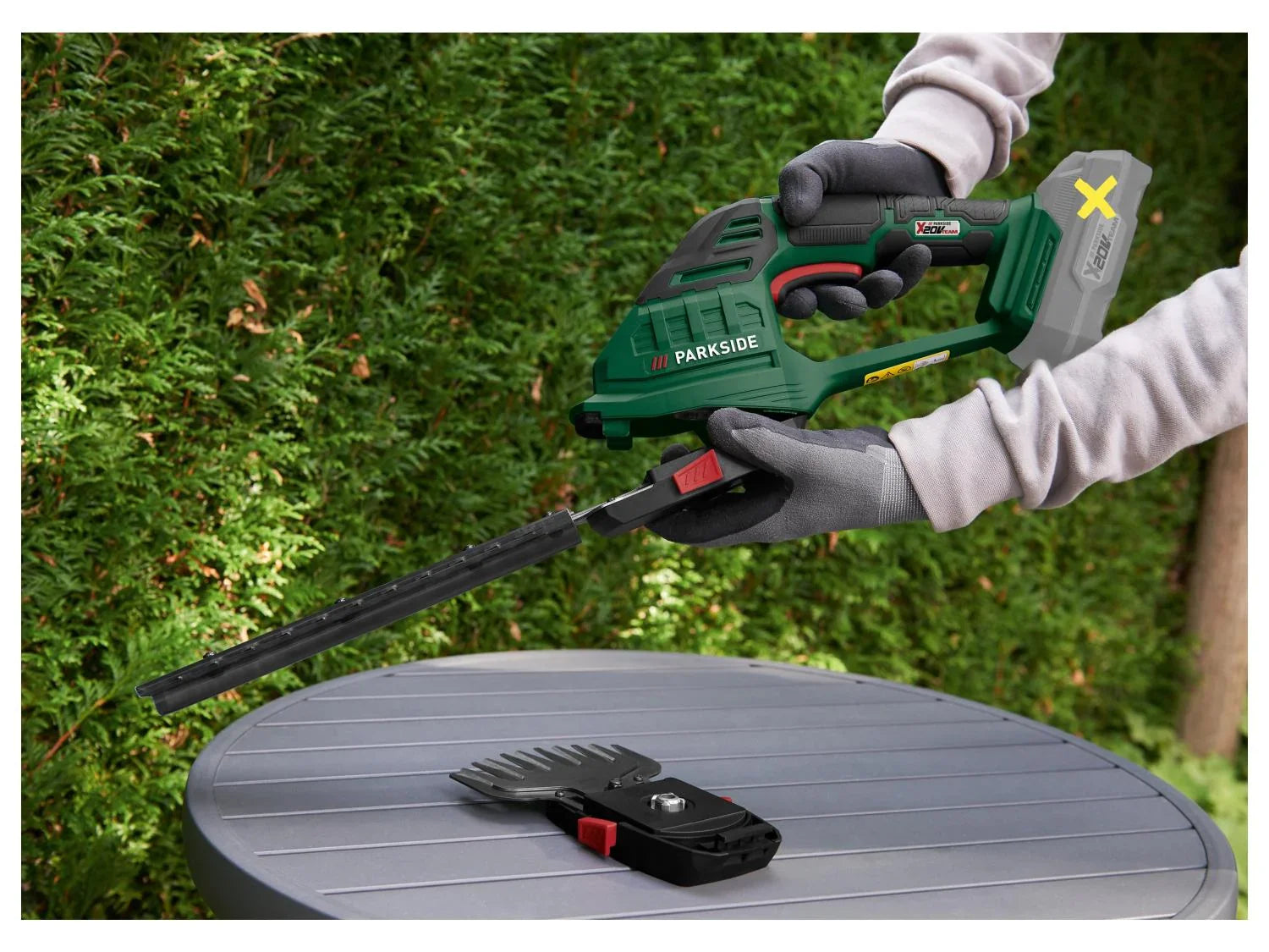 PARKSIDE Coupe-bordures/taille-haies sans fil PAGS 20-Li A1, 20 V
