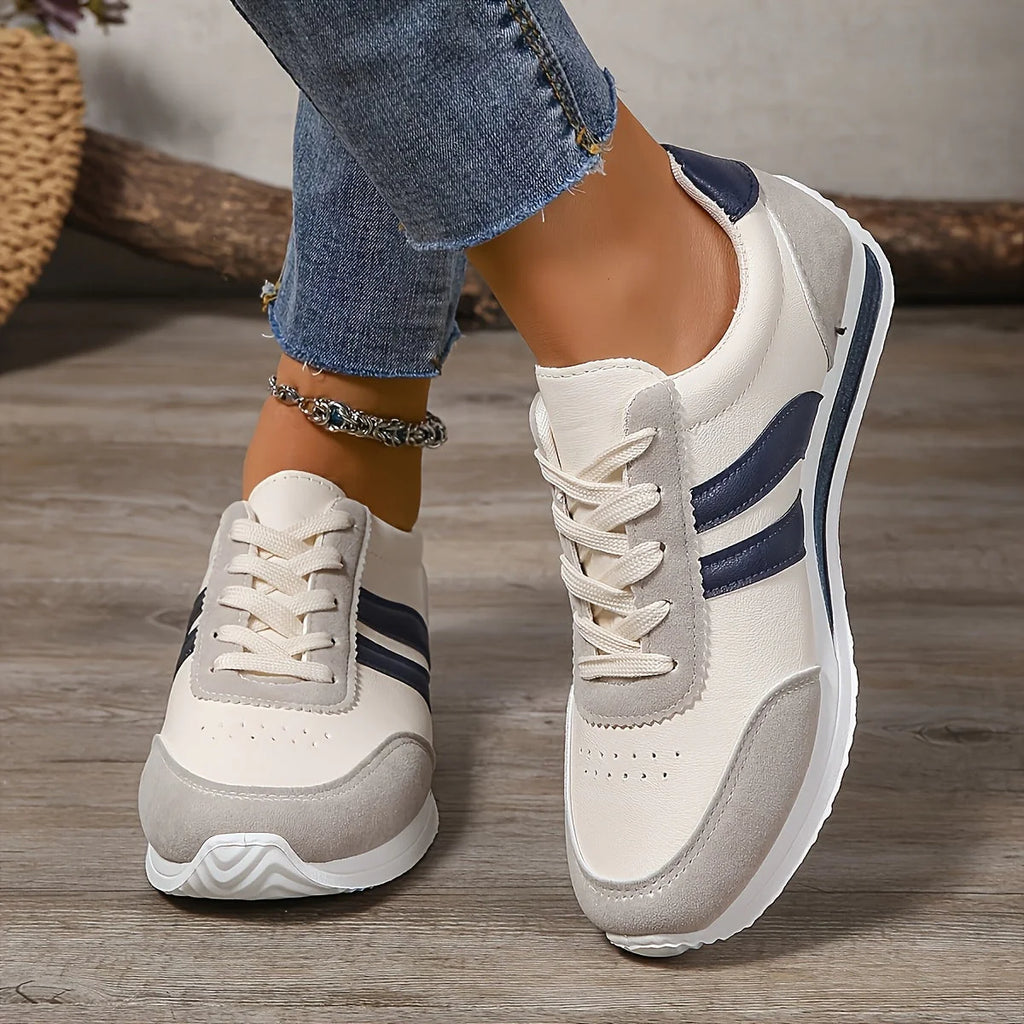 Lucienne | Sneakers Blanches Sportives Élégantes Confortables
