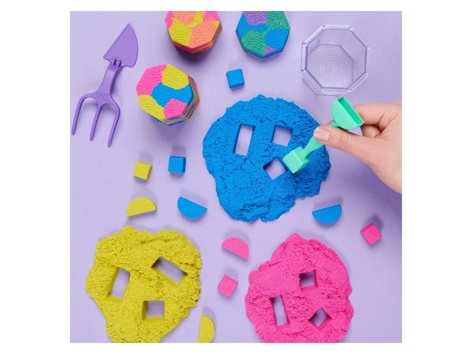 Kinetic Sand Coffret Squish N' Create