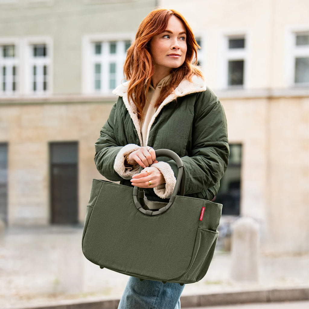 Loopshopper L Cord Dark Matcha