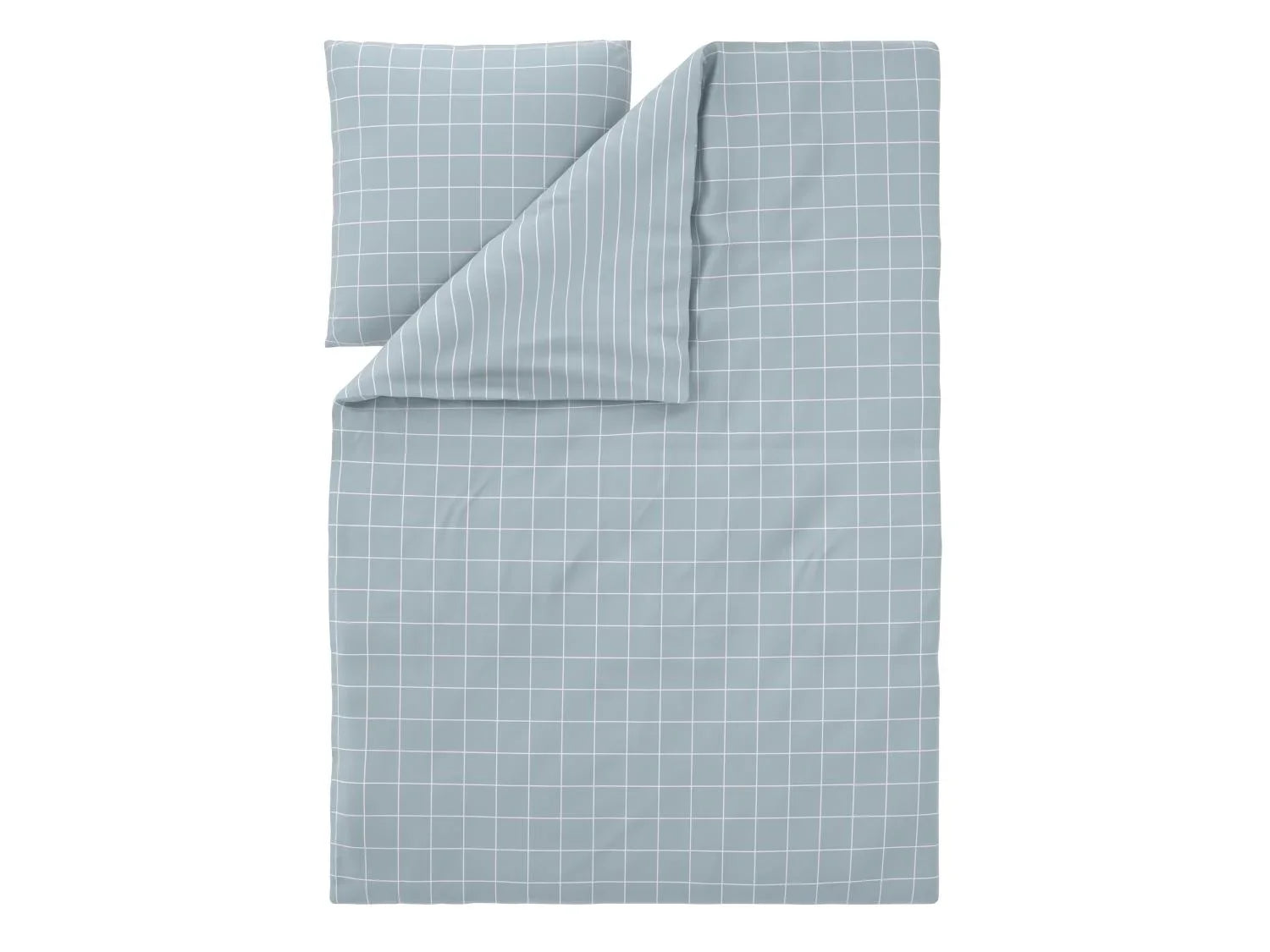 LIVARNO Parure de lit double face en satin microfibre, 140 x 200 cm
