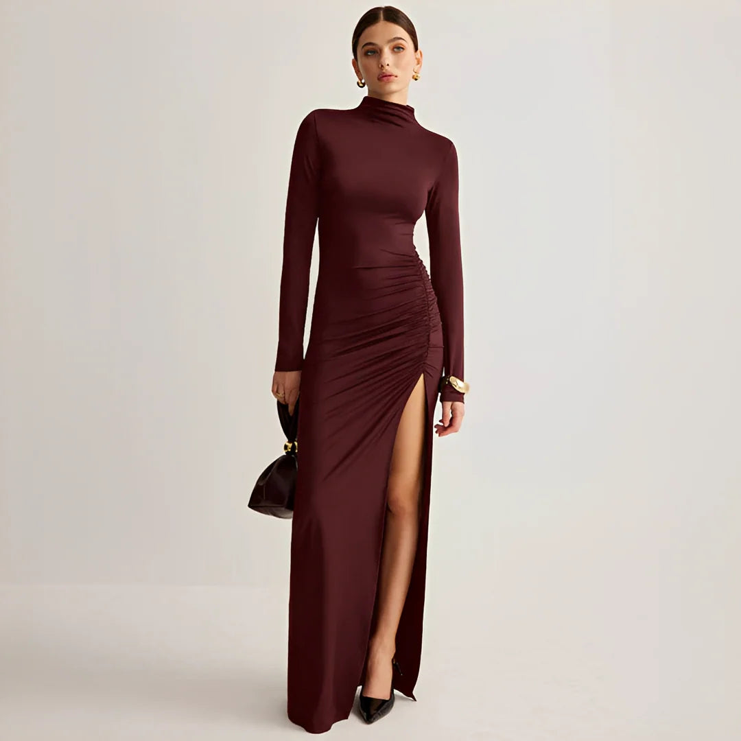 Marian - Robe Maxi Élégante avec Fente