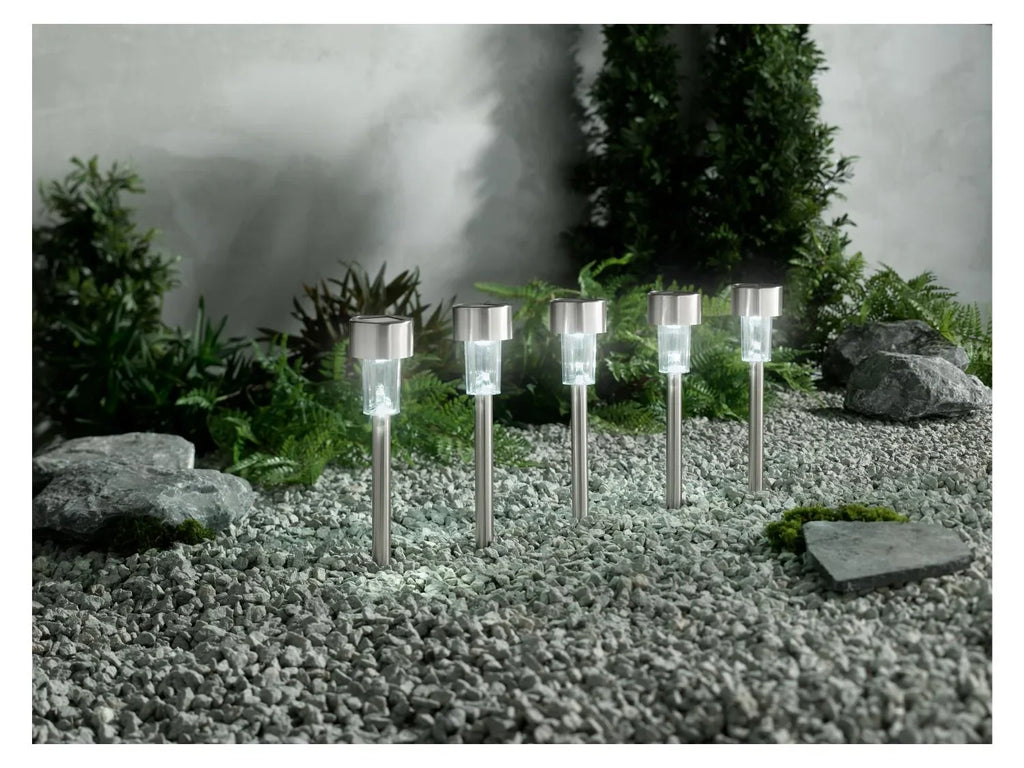 LIVARNO home Lot de 5 mini lampes solaires  LED