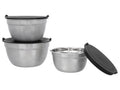 SILVERCREST Ensemble de saladiers en acier inoxydable, 3 pices.