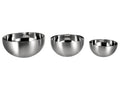SILVERCREST Set de 3 bols en acier inoxydable