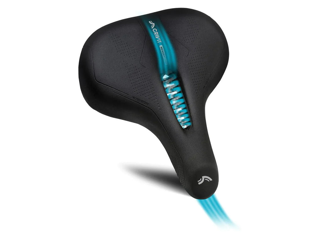 CRIVIT Selle de vlo de ville  mmoire de forme