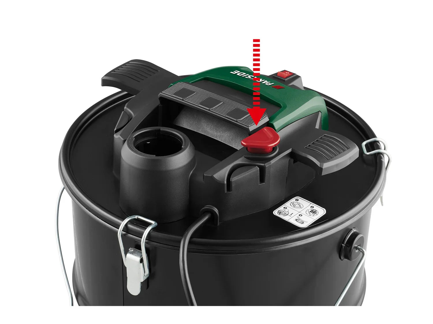 PARKSIDE Aspirateur de cendres PAS 1200 F5, 1200 W