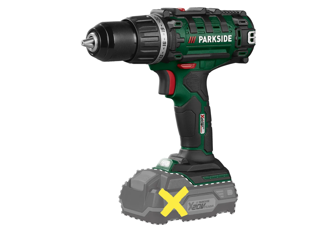 PARKSIDE Perceuse-visseuse sans fil PABS 20 Li I9, 45 Nm, 20 V