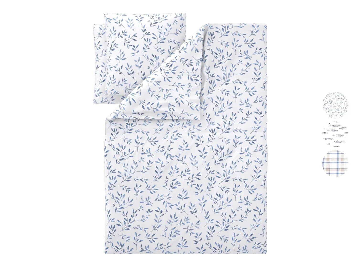 LIVARNO Parure de lit rversible en coton renforc, 260 x 240 cm