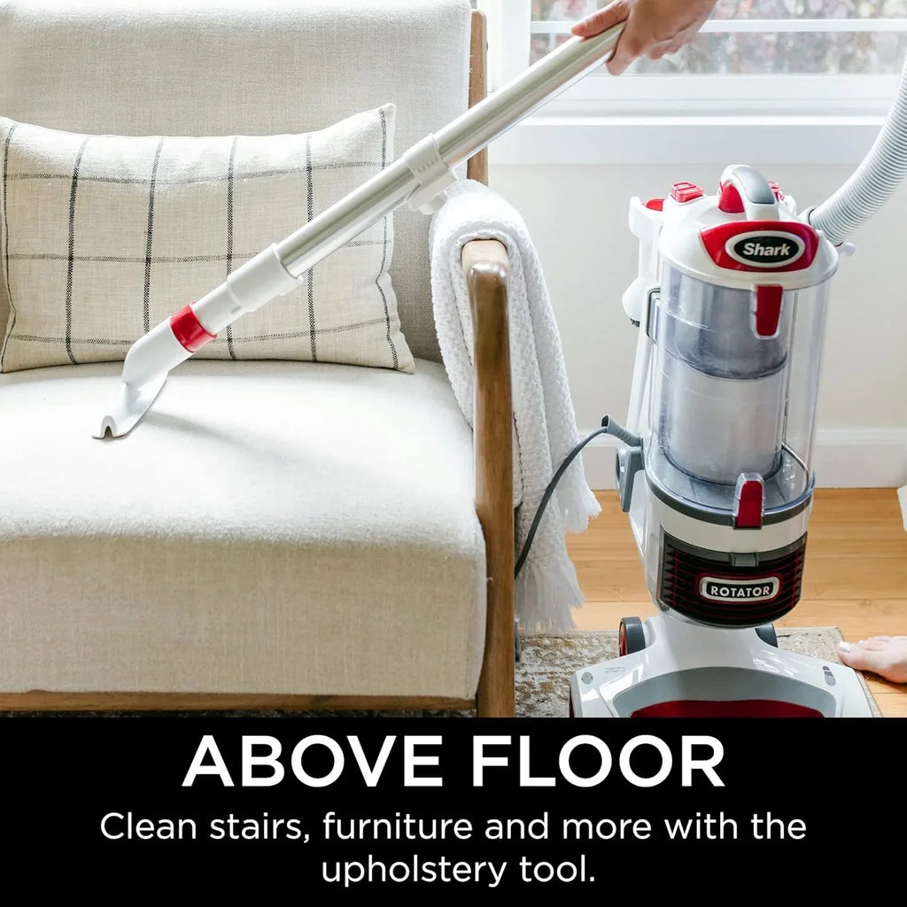 Upright Vacuum Navigator Lift-Away Deluxe Capacity HEPA Filter Swivel Steering Upholstery Tool