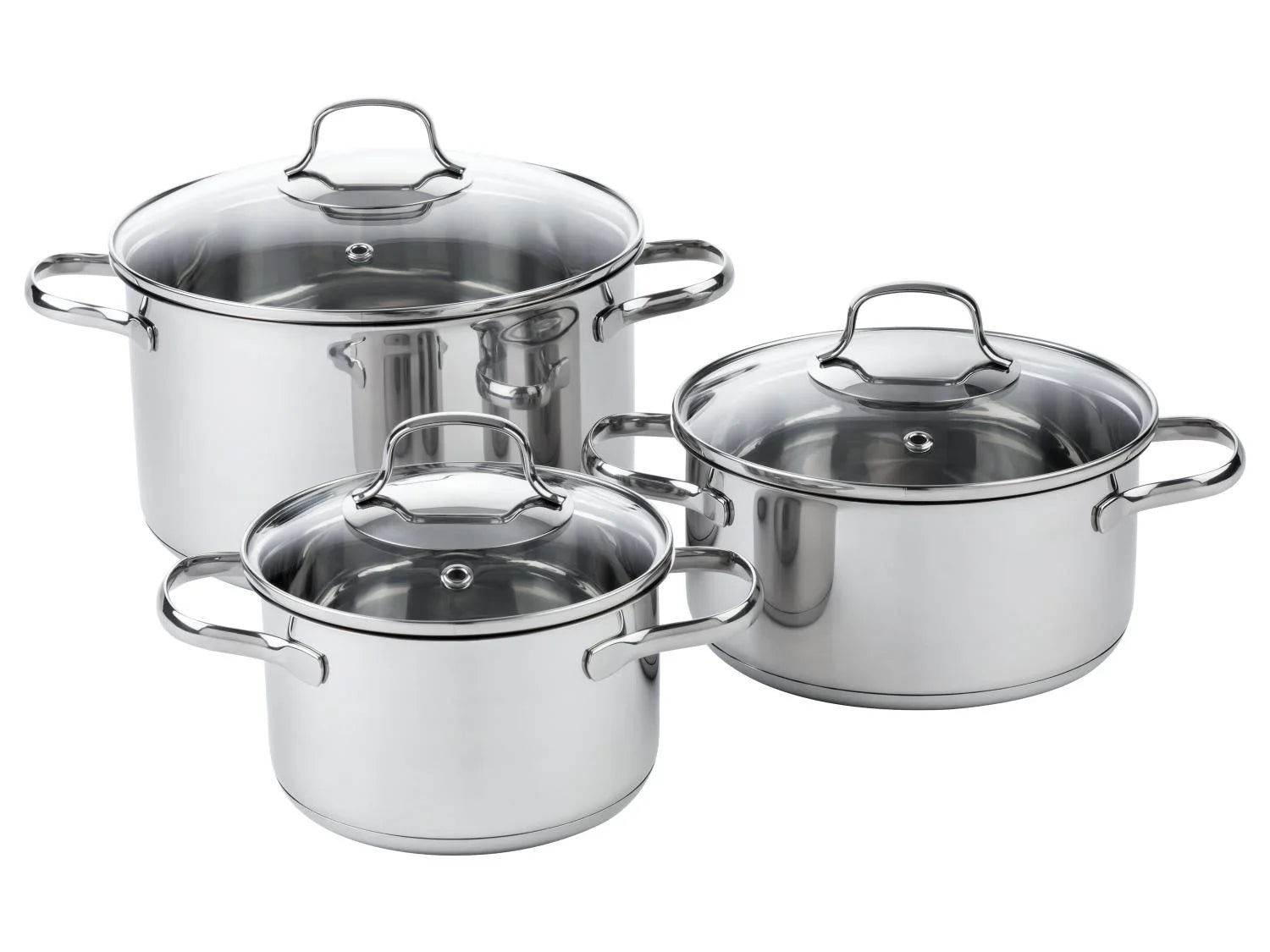 LIVARNO home Set de 3 casseroles
