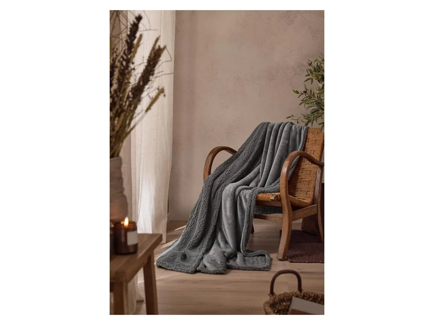 LIVARNO Plaid en microfibre
