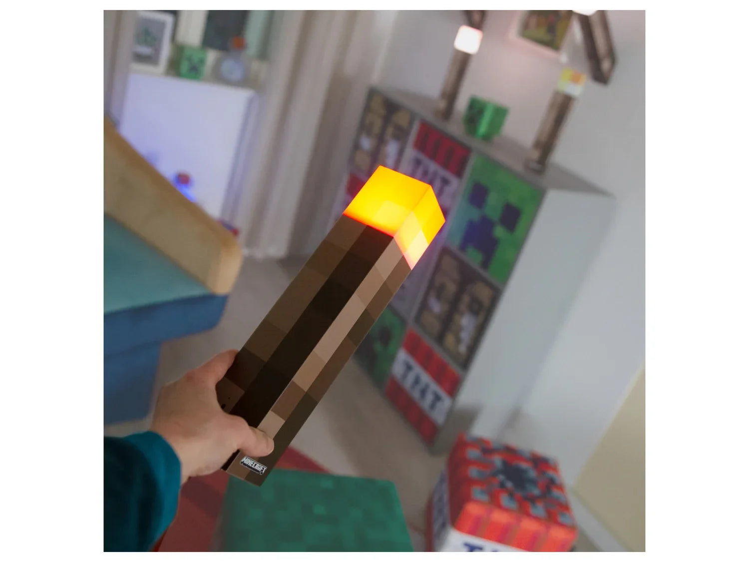Minecraft Lampe de table ou torche  LED
