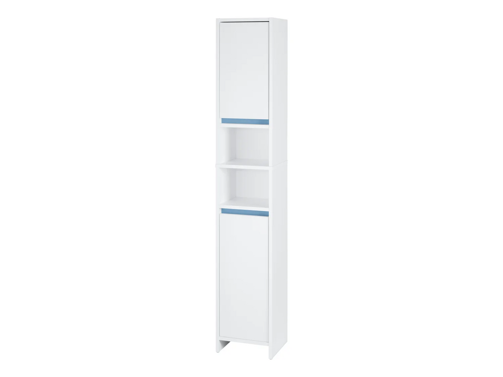 LIVARNO home Armoire de toilette haute Oslo, 32 x 180 x 28 cm, blanche