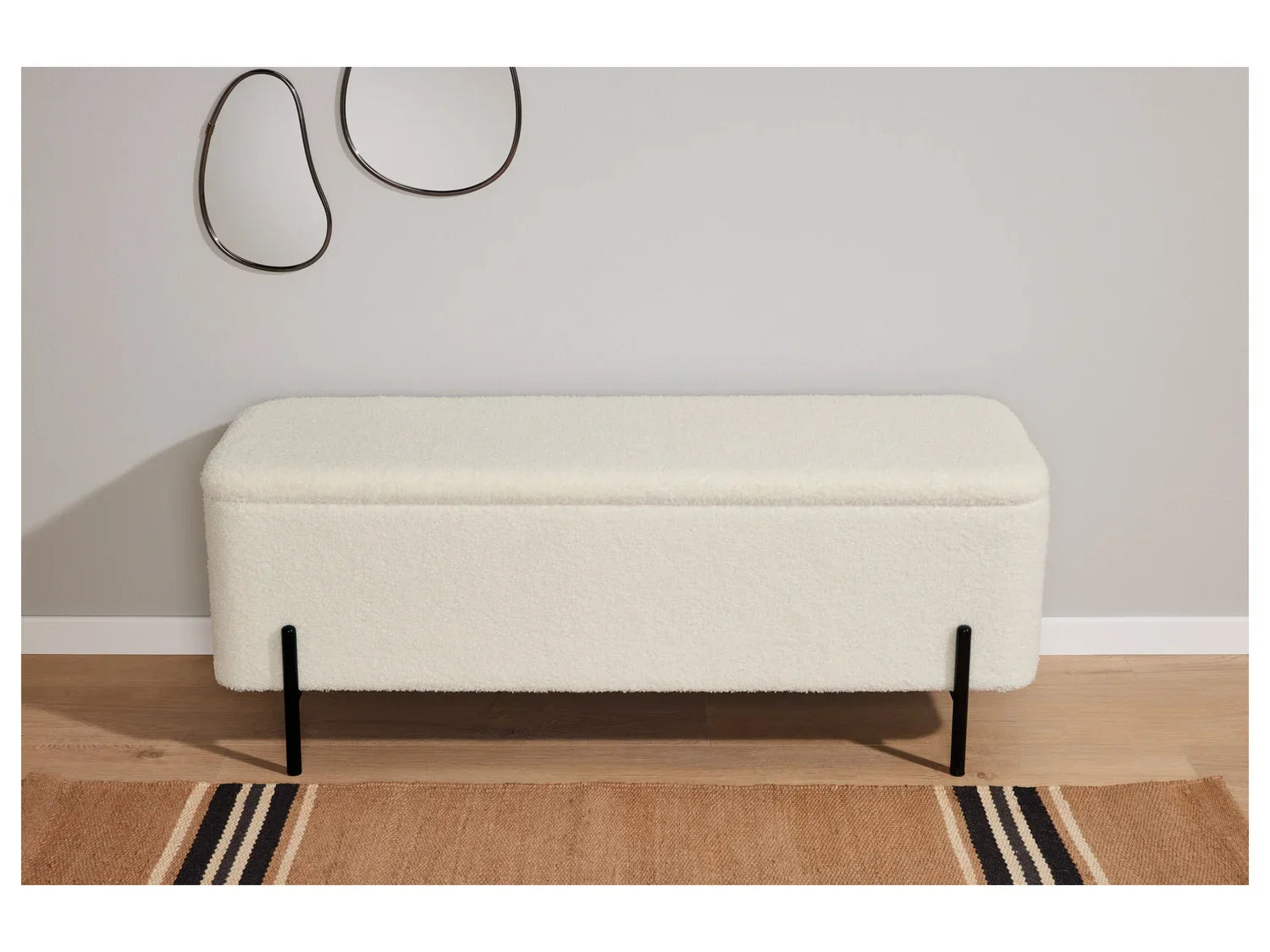 LIVARNO home Banc rembourr, 108 x 40 x 42 cm