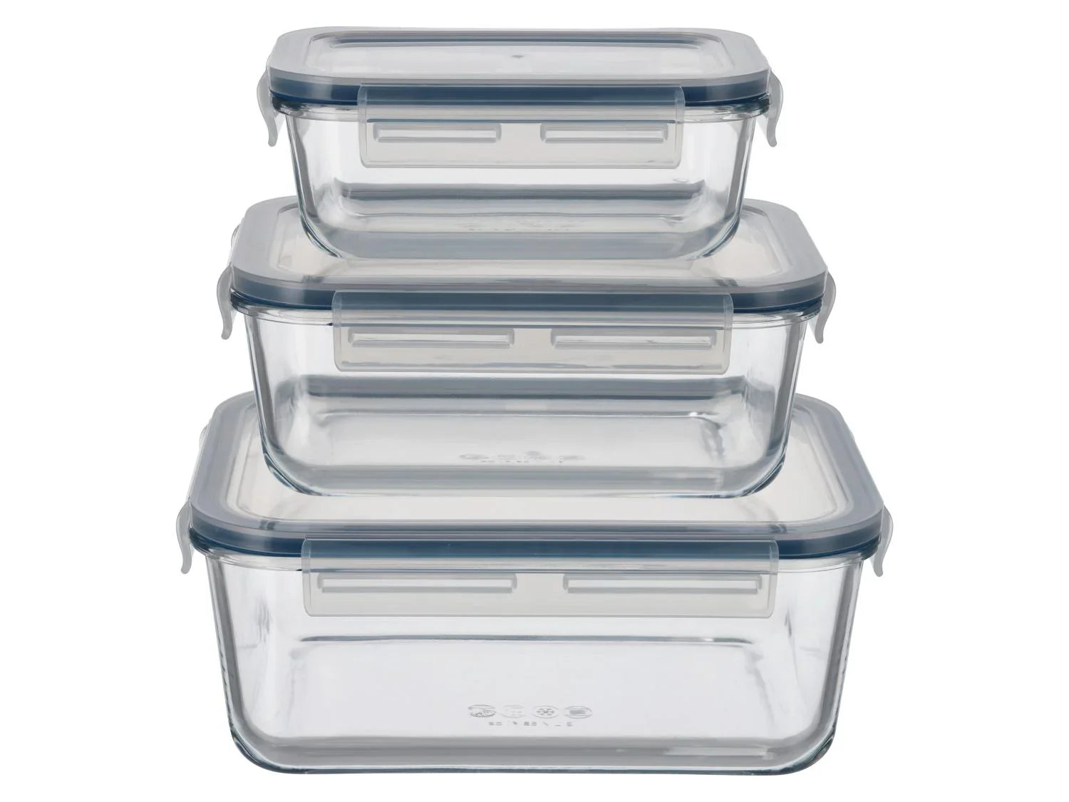 SILVERCREST Lot de 3 botes de conservation