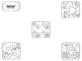 PARKSIDE Set d'accessoires en nodyme