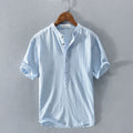 Asher - chemise courte à manches avec boutons