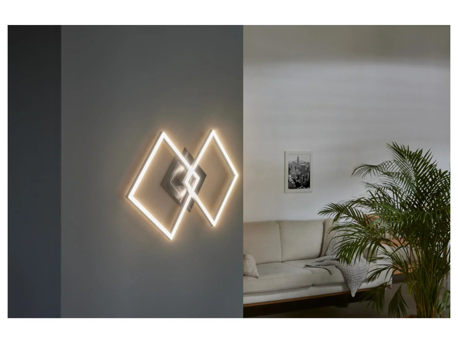 LIVARNO home Plafonnier ou applique murale  LED