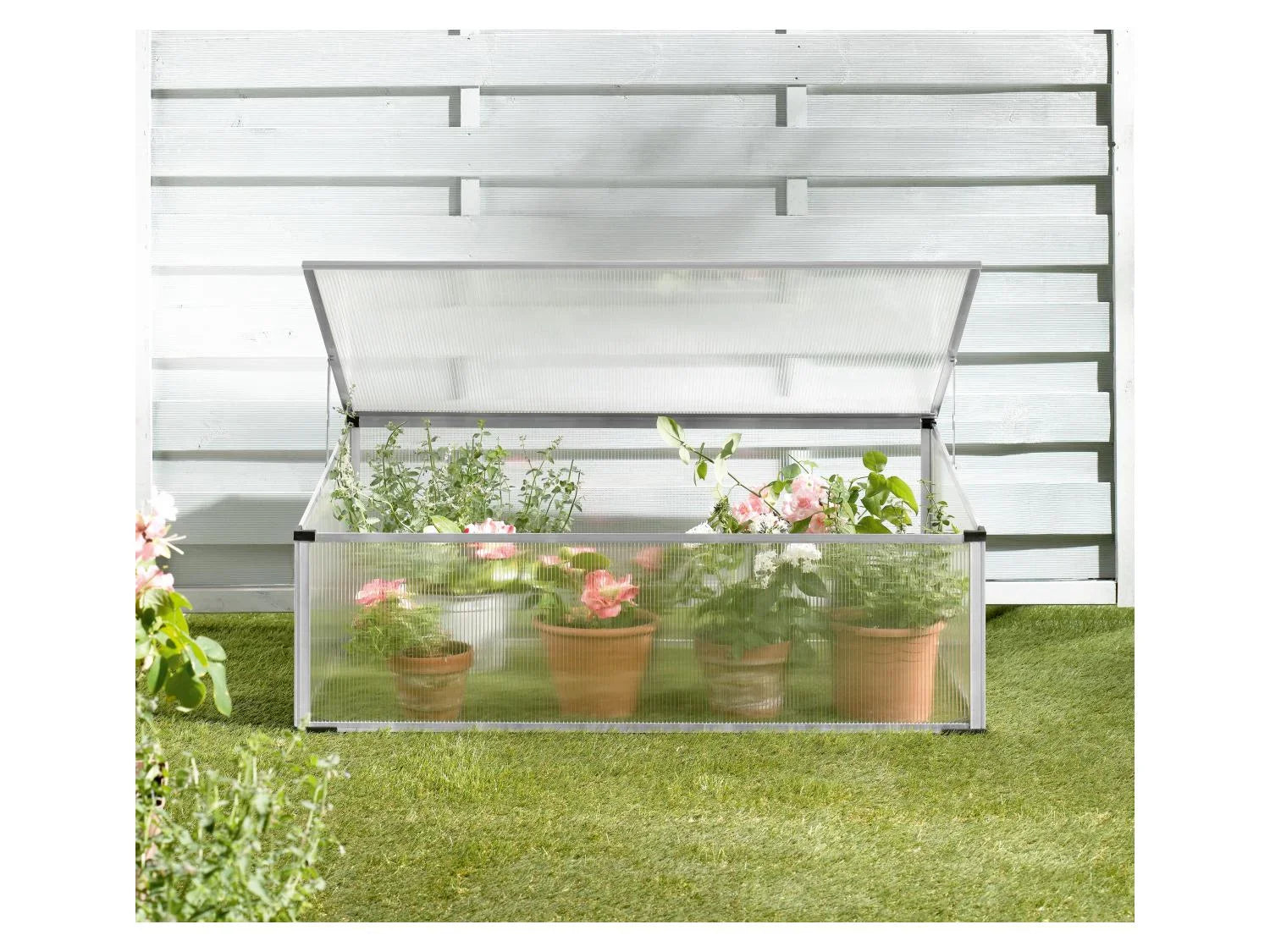 PARKSIDE Mini-serre de jardin, 100 x 30/40 x 60 cm, 0,2m