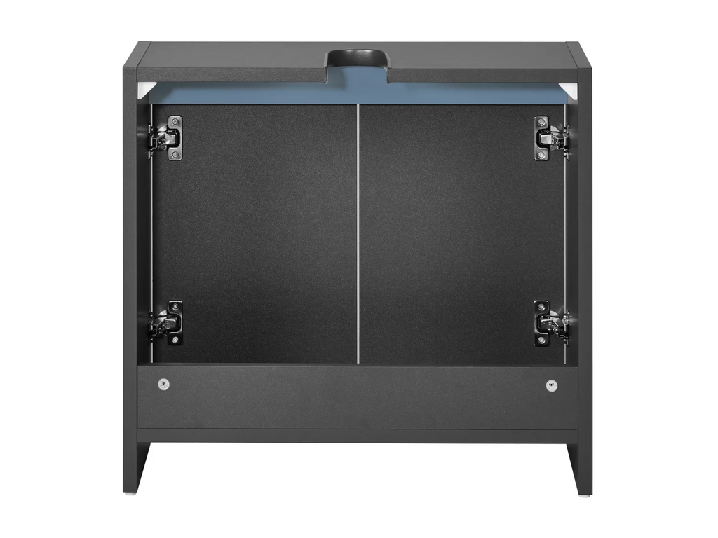 LIVARNO home Meuble sous-vasque Oslo, 60 x 55 x 28 cm, noir