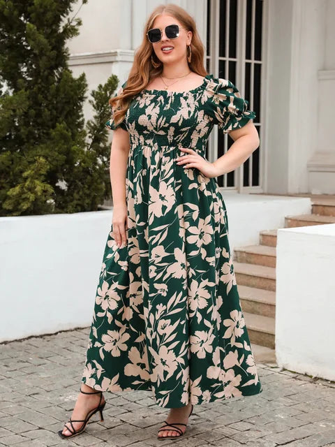 Sophie Paris I Summer Robe à col carré