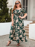 Sophie Paris I Summer Robe à col carré