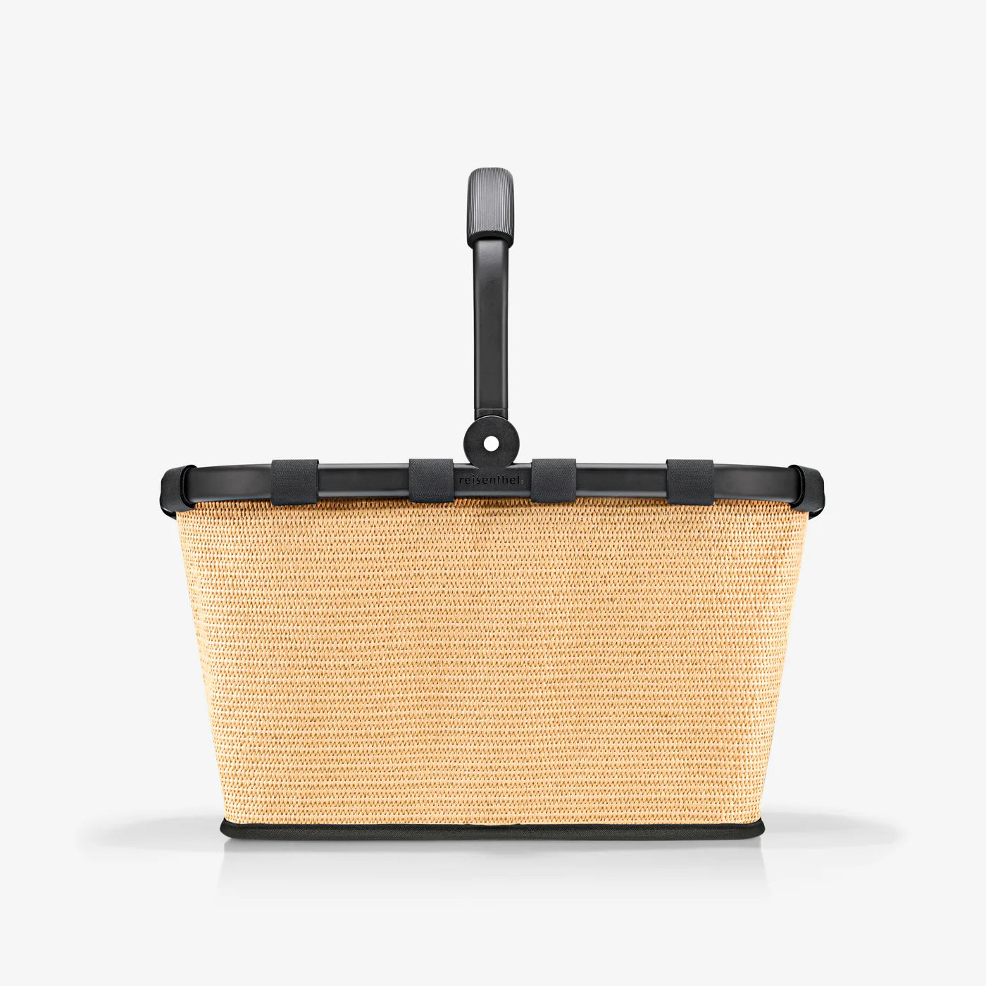 Carrybag Frame Raffia Black