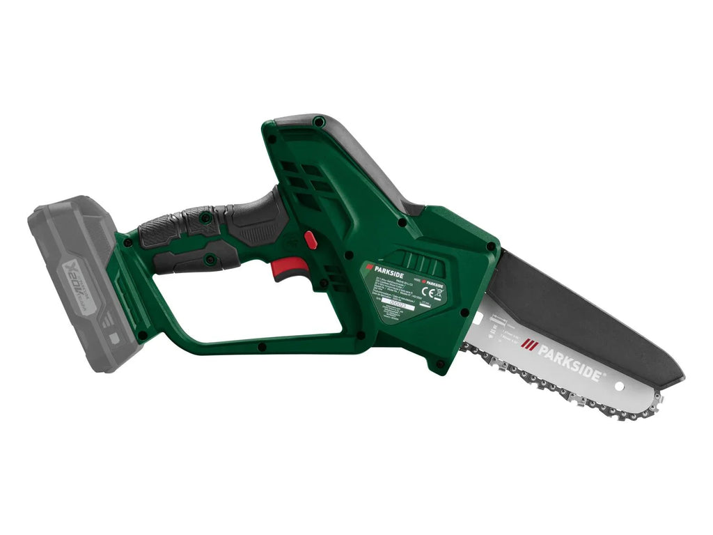 PARKSIDE Mini-trononneuse  bois sans fil PAGHS 20-Li C4, guide 17,7 cm, 20 V