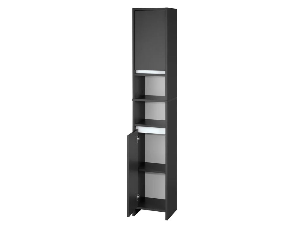 LIVARNO home Colonne de salle de bains Oslo, 32 x 180 x 28 cm, anthracite