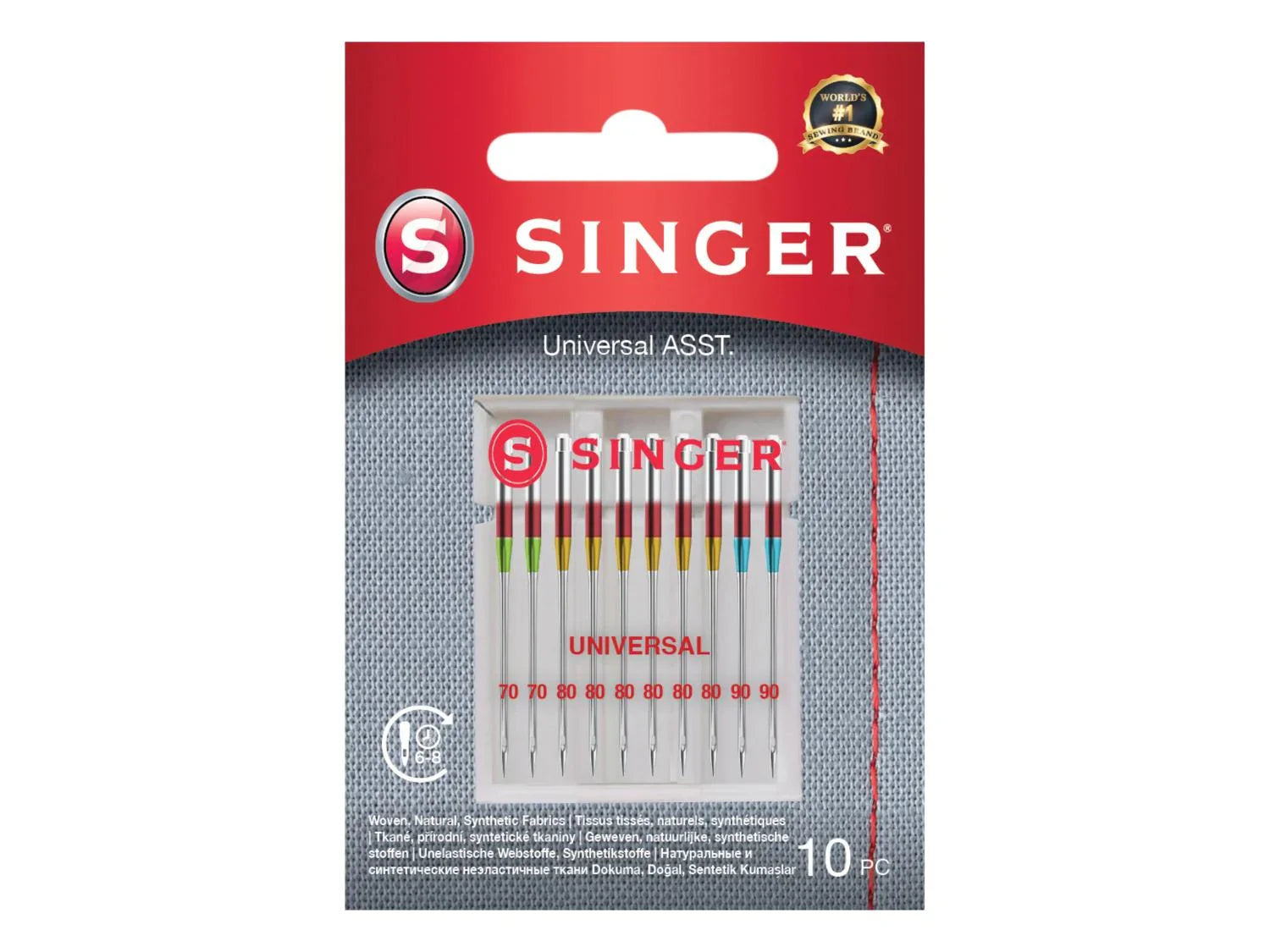 SINGER Set d'aguilles de couture