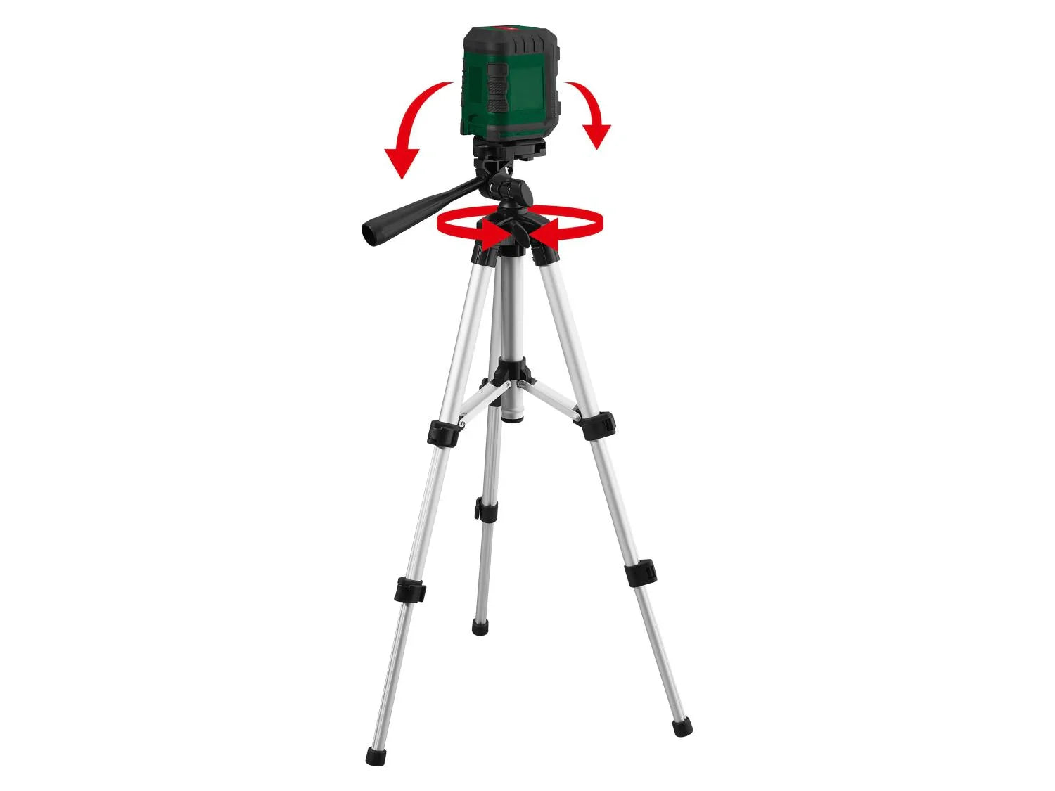 PARKSIDE Niveau laser en croix avec trpied PKLL 10 B4, vert, 10 m