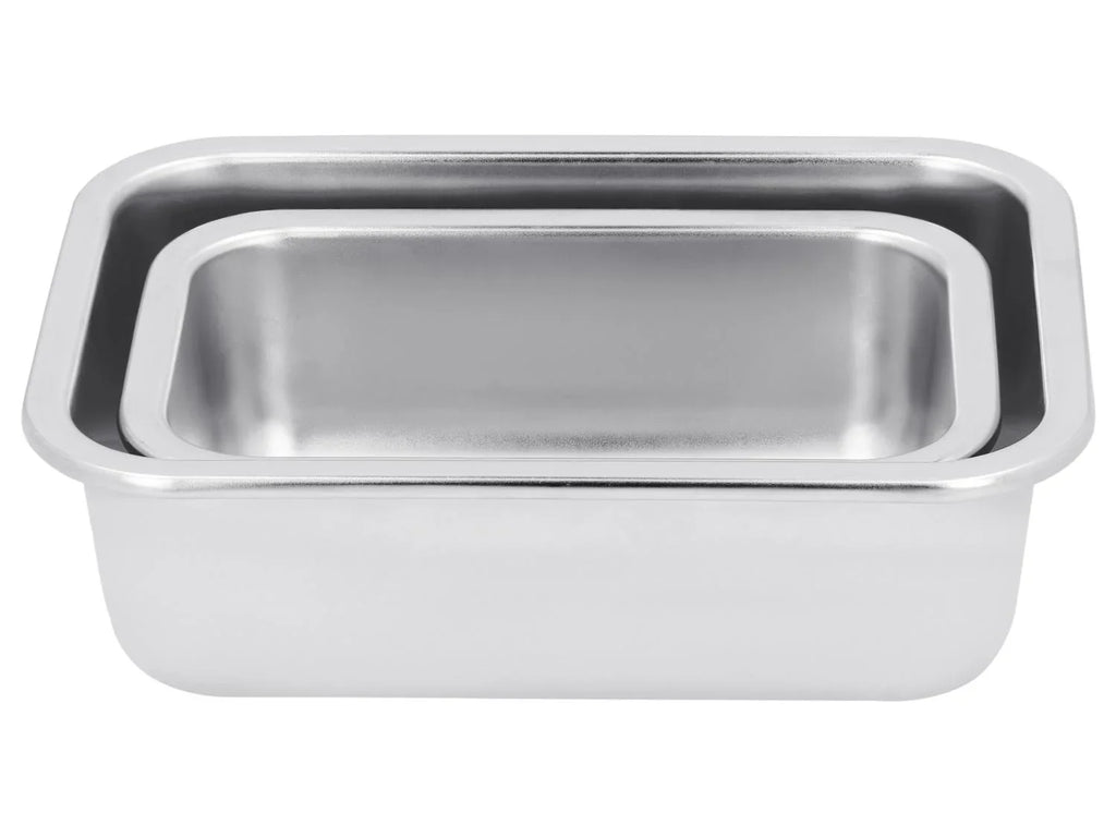 SILVERCREST Set de 2 botes de conservation en acier inoxydable