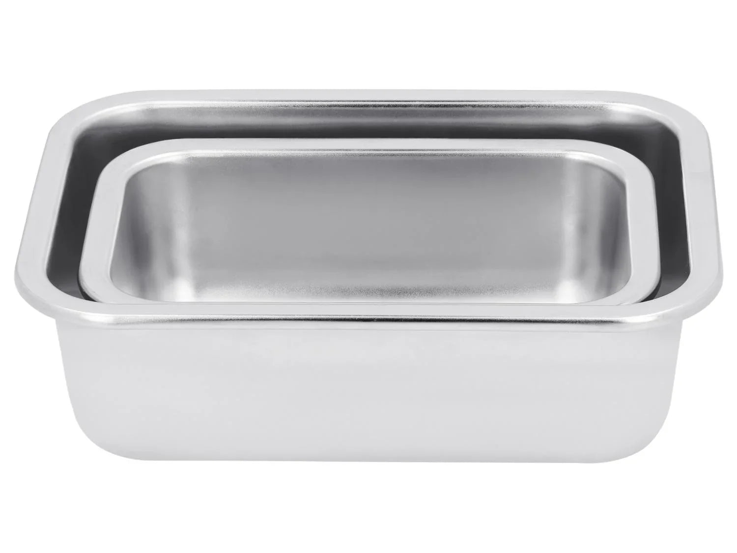 SILVERCREST Set de 2 botes de conservation en acier inoxydable