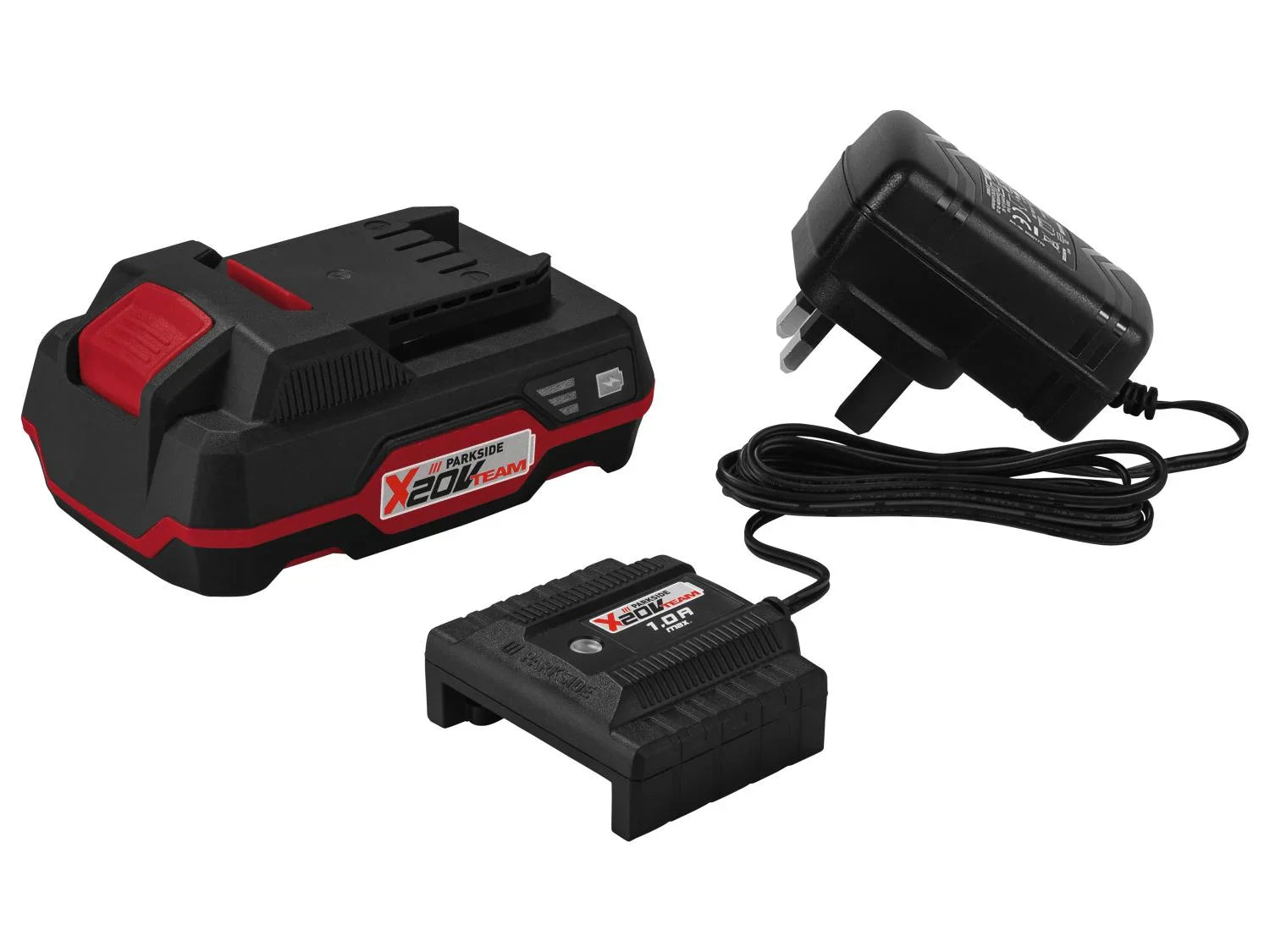 PARKSIDE Perceuse-visseuse sans fil avec batterie et chargeur PBSA 20-Li A1, 20 V