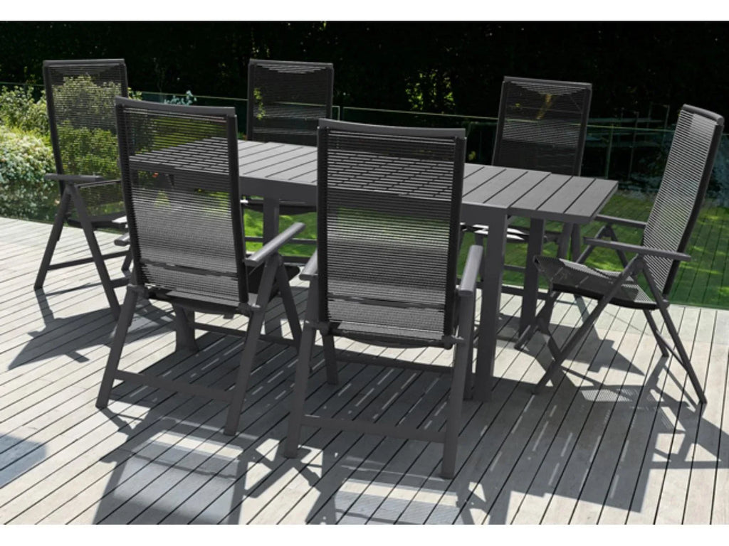 LIVARNO Table de jardin + Lot de 6 fauteuils Miami