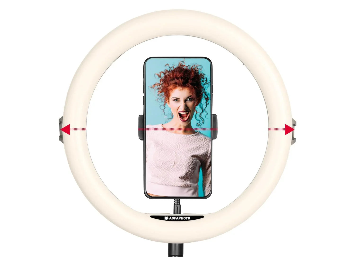 AGFAPHOTO Trpied de table + anneau LED